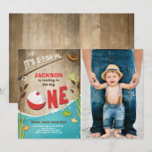 o-fish-al Viste Verjaardagsuitnodiging De grote Kaart (Voorkant / Achterkant)