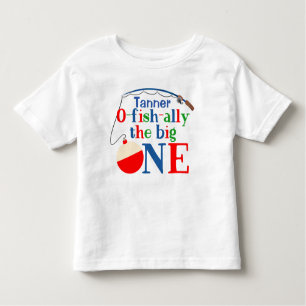 O-fish-ally de grote eerste verjaardag kinder shirts