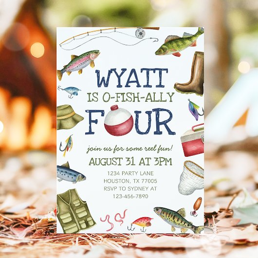 O-Fish-Ally Four Vist uitnodiging voor vierde verj