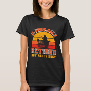 O-fish-ally Gepensioneerd Grappig Visser Shirt Pen