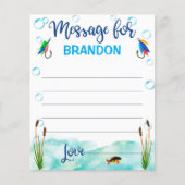 O-fish-ally, Gone Fishing time capsule carte conse (Devant)