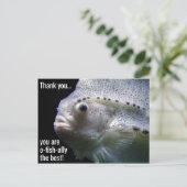 O-fish-ally la meilleure carte postale de Merci (Debout devant)