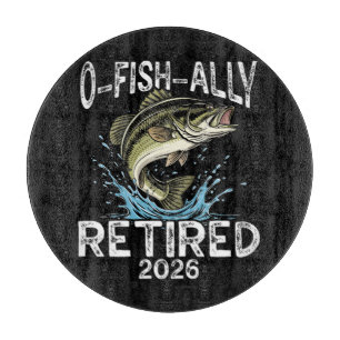 O-Fish-Ally Met Pensioen 2026 Humor Grappig Snijplank