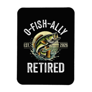 O-Fish-Ally Met Pensioen 2026 Visser Vissen Magneet
