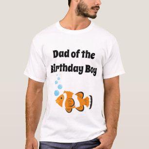 O-Fish-ally One Birthday Party Dad T-Shirt