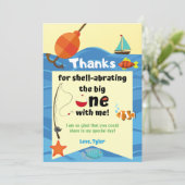 O-Fish-ally One Carte de remerciements (Debout devant)