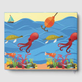 O-Fish-ally One Party Livre d'invité (Verso)