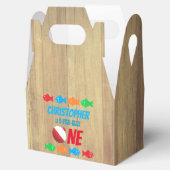 O-Fish-Ally One Vist 1e verjaardag Bedankdoosjes (Geopend)