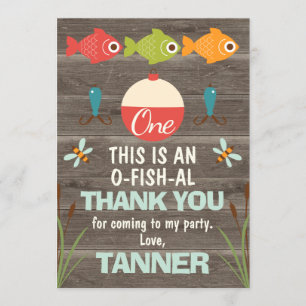 O-fish-ally One Vist Hartelijk dank Kaart