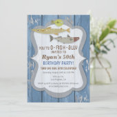 O-FISH-ALLY Pêche Invitation de fête d'anniversair (Debout devant)