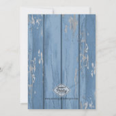 O-FISH-ALLY Pêche Invitation de fête d'anniversair (Dos)