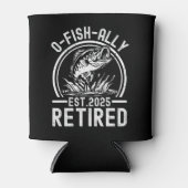 O-Fish-Ally Retired 2025 - Funny Fishing Blikjeskoeler (Voorkant)
