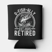 O-Fish-Ally Retired 2025 - Funny Fishing Blikjeskoeler (Achterkant)