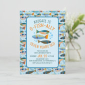 O-fish-ally sous la mer Invitation d'anniversaire (Debout devant)