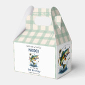 O-Fish-Ally Two Vist tweede verjaardag Bedankdoosjes (Achterkant)