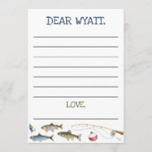 O-Fish-Ally Vist de Kaart van de 1e Verjaardagscap (Voorkant)