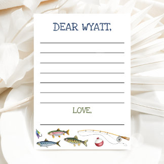 O-Fish-Ally Vist de Kaart van de 1e Verjaardagscap