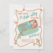 O-fish-ieel Verliefd Funky Sardine Bewaar de Datum Kaart (Voorkant)