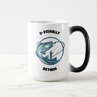 O FISHALLY Retraité Coffee Mug Cadeau