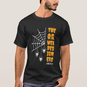 O.G. WEB DESIGNERS Spider Christelijk Halloween T-shirt