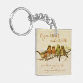 O Geef Bedankt aan de Heer Sleutelhanger (Voorkant Links)