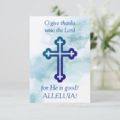 O Geef bedankt aan de Here (Staand voorkant)