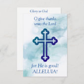 O Geef bedankt aan de Here (Voorkant / Achterkant)