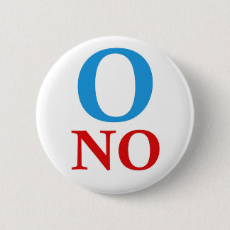 O Geen Obama-T - shirts Ronde Button 5,7 Cm