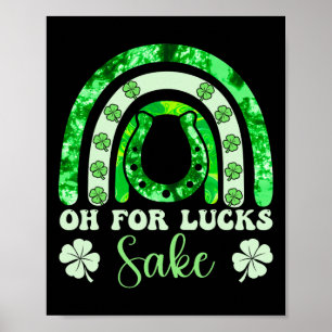 O Geluksvlinders St Patricks Day Mannen Vrouwen Jo Poster