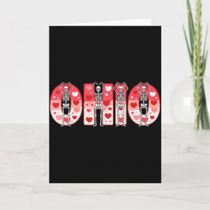 O-h-i-o Grappige Skeletten Ohio In Midwestern Vale Kaart