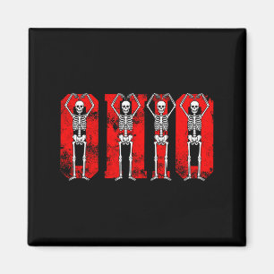 O-h-i-o Grappige Skeletten Ohio In Midwestern Vale Magneet