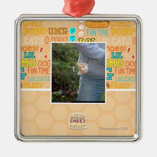 O hai metalen ornament (Voorkant)