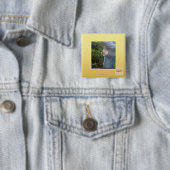 O hai vierkante button 5,1 cm (In situ)