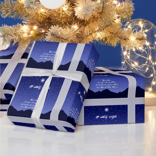 O Heilig Night Wrapping Paper Cadeaupapier (Feestdagen)