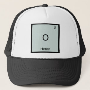 O - Henry Funny Chemsitry Element Symbol T-Shirt Trucker Pet