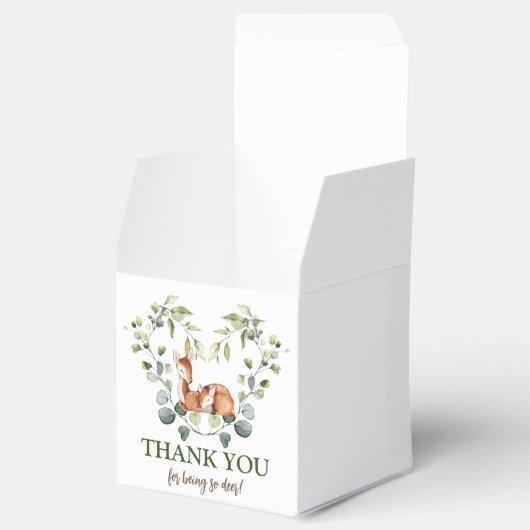 O hert! Baby shower Favor Box Bedankdoosjes (Geopend)