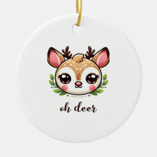 O hert Schattig hert Minimaal ontwerp Keramisch Ornament