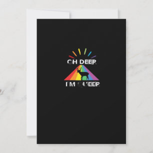 O Herten Queer Trendy Esthetisch Ontwerp Feestdagenkaart
