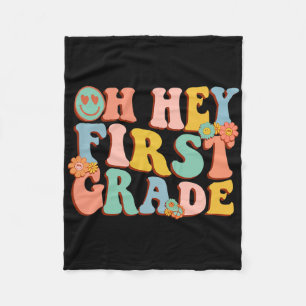 O Hey Eerste Klas Ck Terug Naar School 1e Klas Ler Fleece Deken