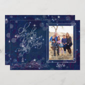 O Holy Night 5x7 Carte photo Modèle (Devant / Derrière)