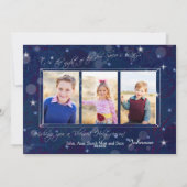 O Holy Night 5x7 Carte photo Modèle (Dos)