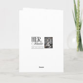 O Holy Night Starry Sky avec carte de cerf et de c (Dos)