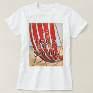 O ik hou ervan om naast de zee te zijn t-shirt