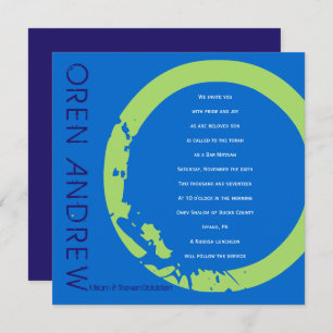 O Invitation initiale du Bat mitzvah de la barre d