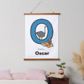 O is voor... hangend wandkleed (Slaapkamer)