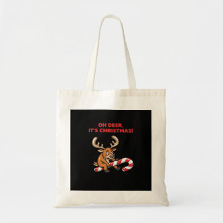 O jee het is kerst Gestresste rendieren met zoetig Tote Bag
