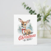 O jee, Kerstmis is hier Feestdagenkaart (Staand voorkant)