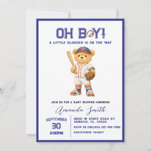O jongen ALL STAR SPORT baby shower uitnodiging