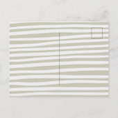 O jongen baby shower ansichtkaart. uitnodiging briefkaart (Achterkant)