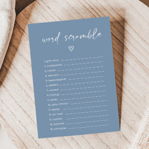 O jongen Boho Minimalistisch Woordzoekspel voor on